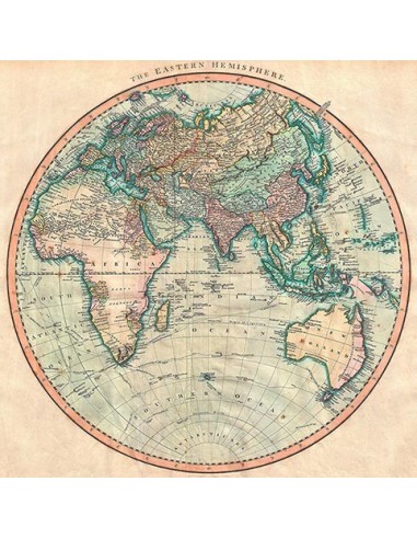 Mapa del hemisferio oriental