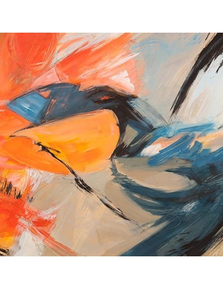 Naranjas y azules (detalle)