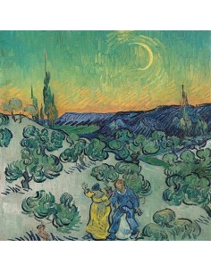 Un paseo al anochecer, 1890