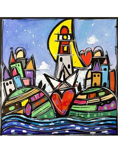 El corazón en el centro