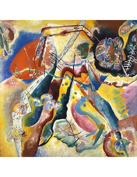 Bild mit rotem Fleck (Pintura con mancha roja), 1914