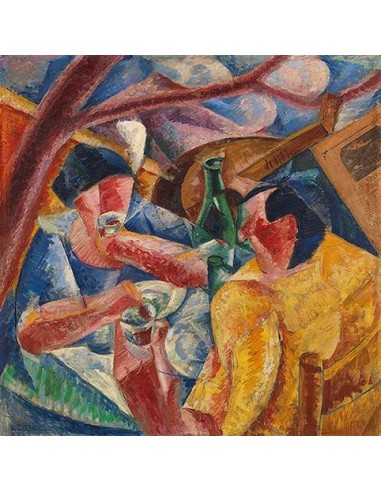 Bajo el pergolado en Nápoles, 1914