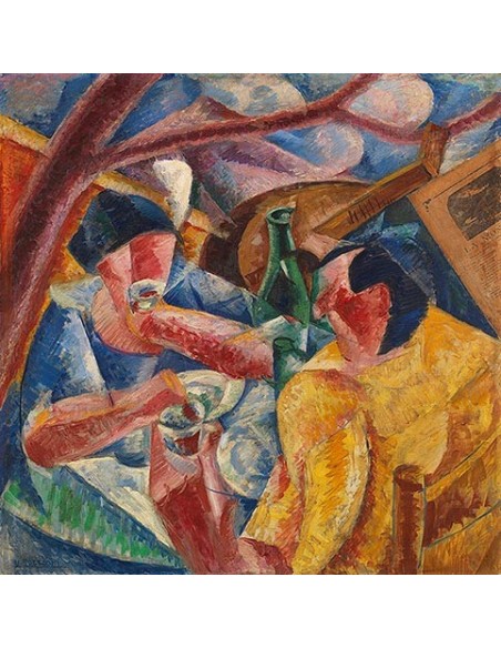 Bajo el pergolado en Nápoles, 1914