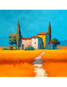 Hacia la casa de campo