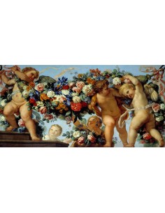 Amores y guirlandes de flores I