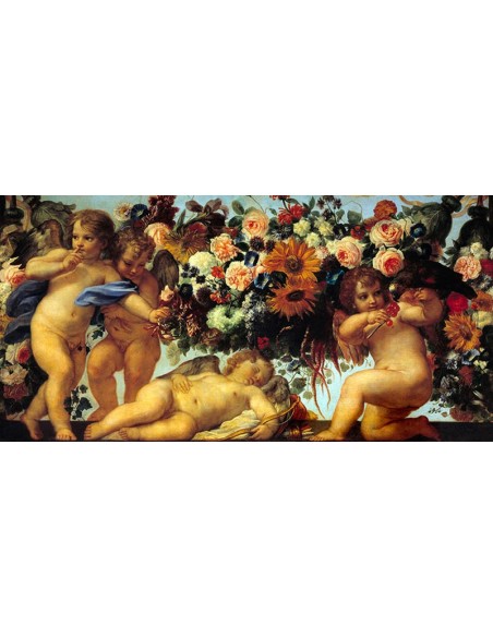 Amores y guirlandes de flores II