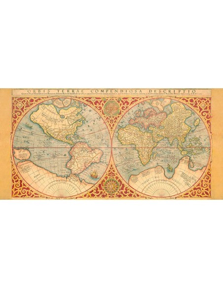 Orbis Terrae Compendiosa Descripción, 1587