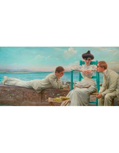 Leyendo junto al mar