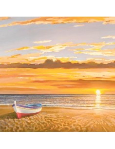 Atardecer en la costa (detalle)