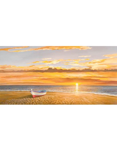 Puesta de sol en la costa