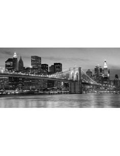 Puente de Brooklyn de noche