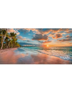 Playa en Maui, Hawái al atardecer