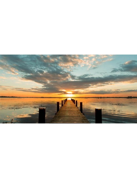 Luces matutinas en un embarcadero (detalle)