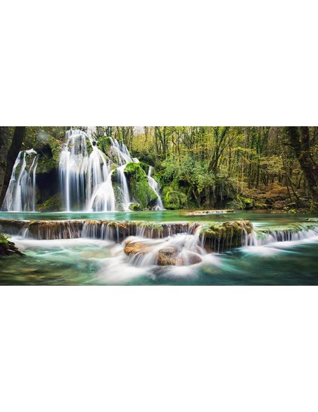 Cascada en un bosque