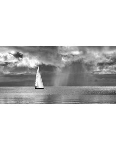 Navegando en un mar de plata (BW)