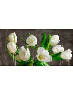 Pizarra de tulipanes