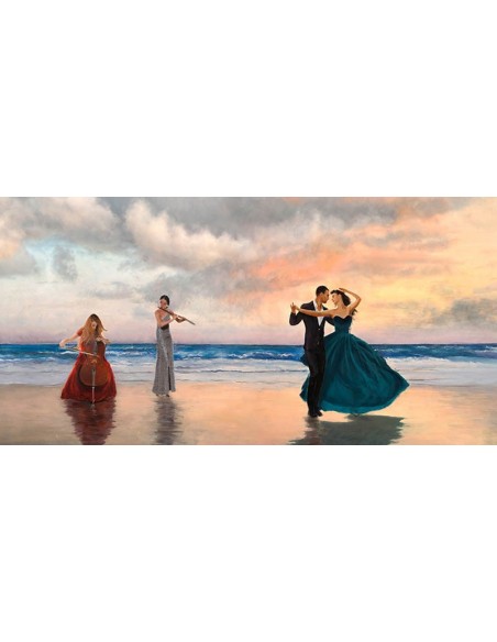 Bailando en la playa (detalle)