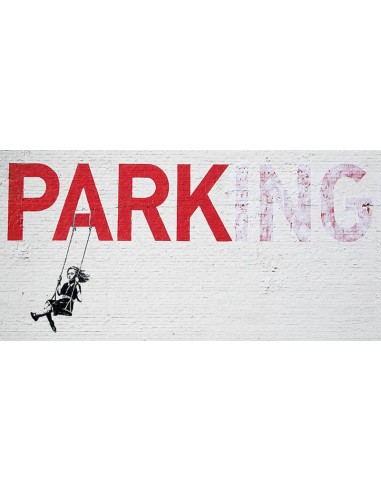 Broadway, Los Ángeles (grafiti atribuido a Banksy - detalle)