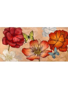 Flores y mariposas (neutral)