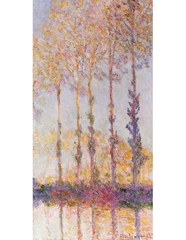 Álamos en las orillas del Epte (detalle)