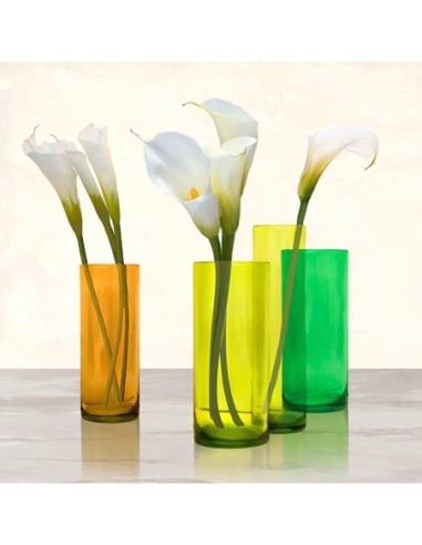 Calas en jarrones de cristal I (detalle)