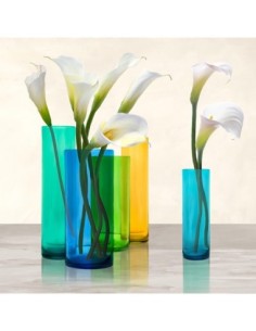 Calas en jarrones de cristal II (detalle)