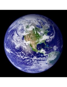 Vista de la Tierra desde el espacio (América del Norte)