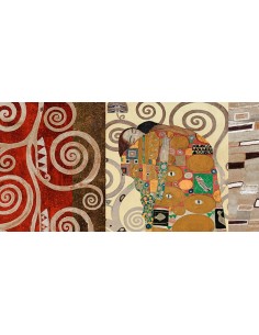 Patrones de Klimt - El abrazo (Peltre)