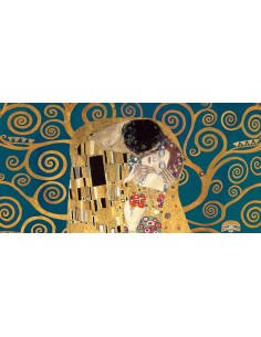 El beso, detalle (variación azul)