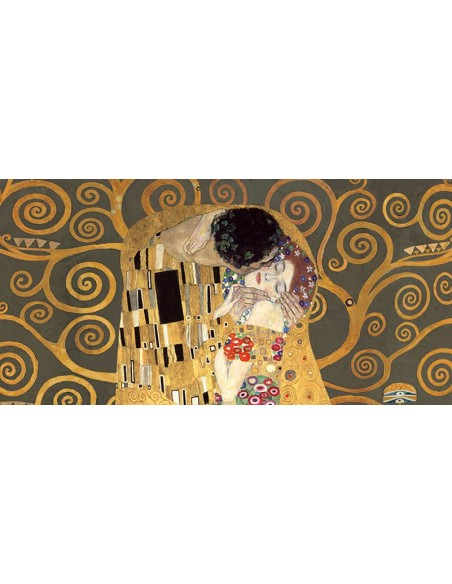 El beso, detalle (variación gris)