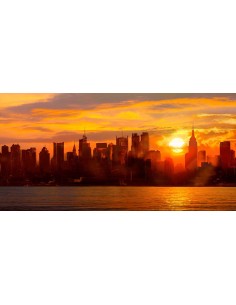 Puesta de sol sobre Manhattan