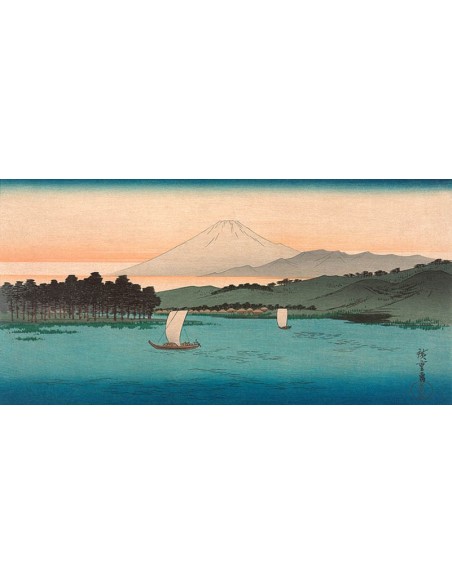 Fukeiga, Veleros en un río