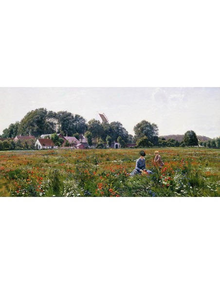 Recolección de flores silvestres