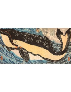 Miyamoto No Musashi atacando a la ballena gigante