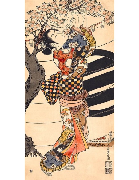 Colgando poemas en un cerezo