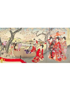 Un hanami en el castillo de Edo