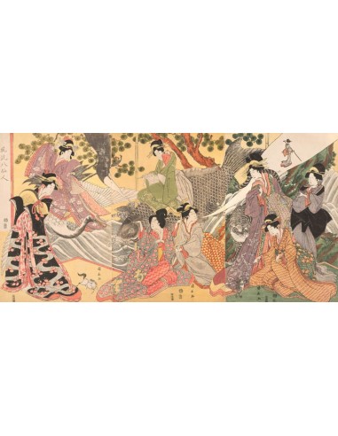 Los jugadores de Kabuki como los Ocho Sennin