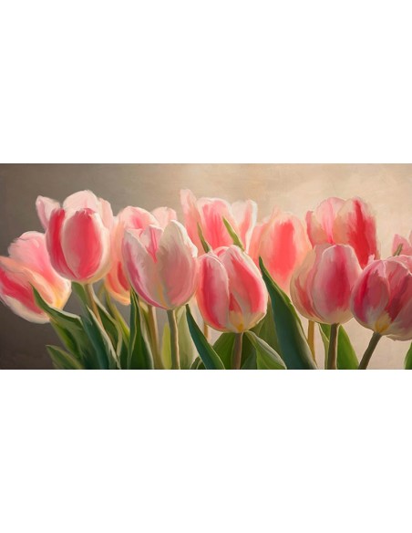 Tulipanes en el crepúsculo