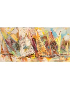 Motos de vela en una regata