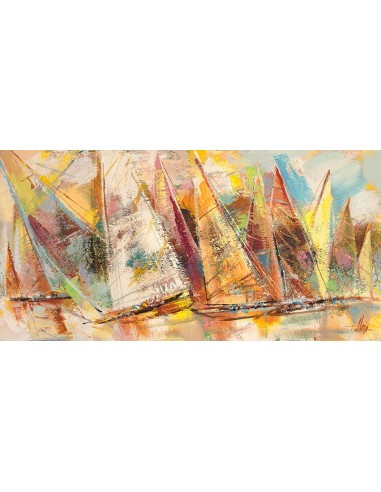 Motos de vela en una regata