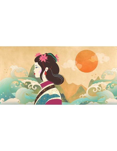 Mirando las olas del océano