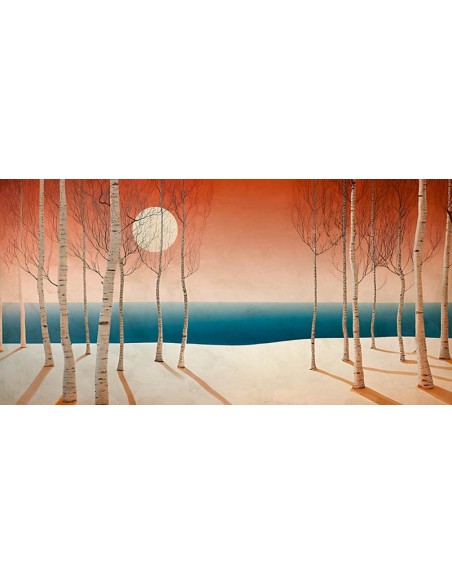 Luz de luna en el mar