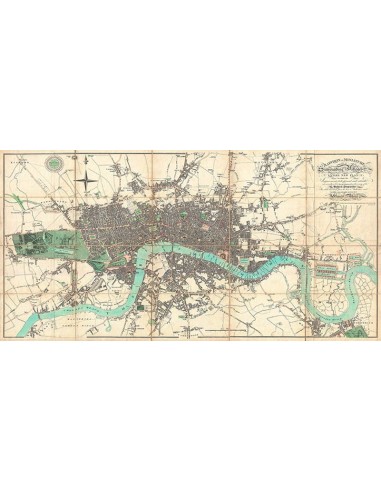 Mapa de Londres, 1806