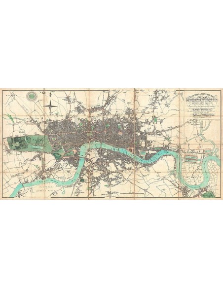 Mapa de Londres, 1806
