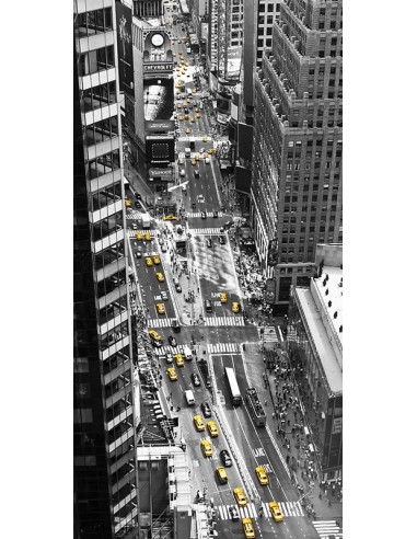 Taxi amarillo en Times Square, Nueva York