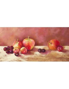 Cerezas y manzanas (detalle)