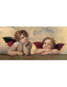 Ángeles - Madonna Sixtina (detalle)