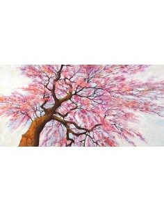 Bajo el árbol en flor