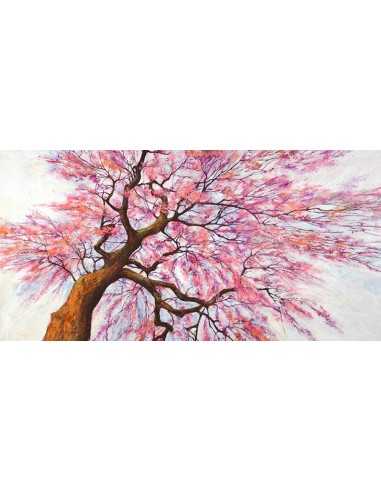 Bajo el árbol en flor