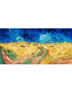 Campo de trigo con cuervos